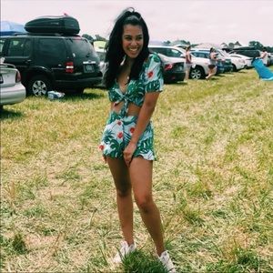 Floral Tropical Zara Two Piece Set